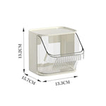 boîte rangement compartiments transparente organisateur thé imperméable moderne minimaliste clips