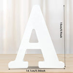 lettres decoratives bois blanc simples classiques decoration murale