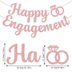 guirlande juste married blanc argenté lettres relief coeurs occasion mariage anniversaire festive suspension okolets