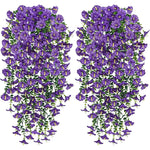 guirlande artificielle vigne blanche verte fleurs fines feuilles modernes extérieur accrochée 75cm decoration murale