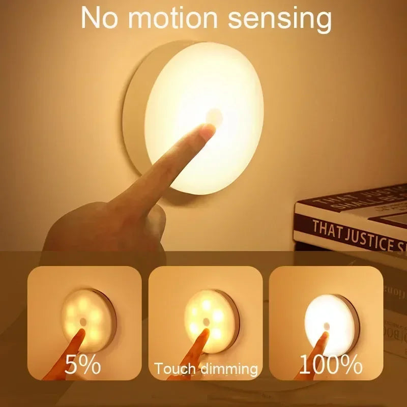 lampe led tactile rechargeable sans fil blanc moderne minimaliste adhésif 3m batterie 500mAh déclinaison