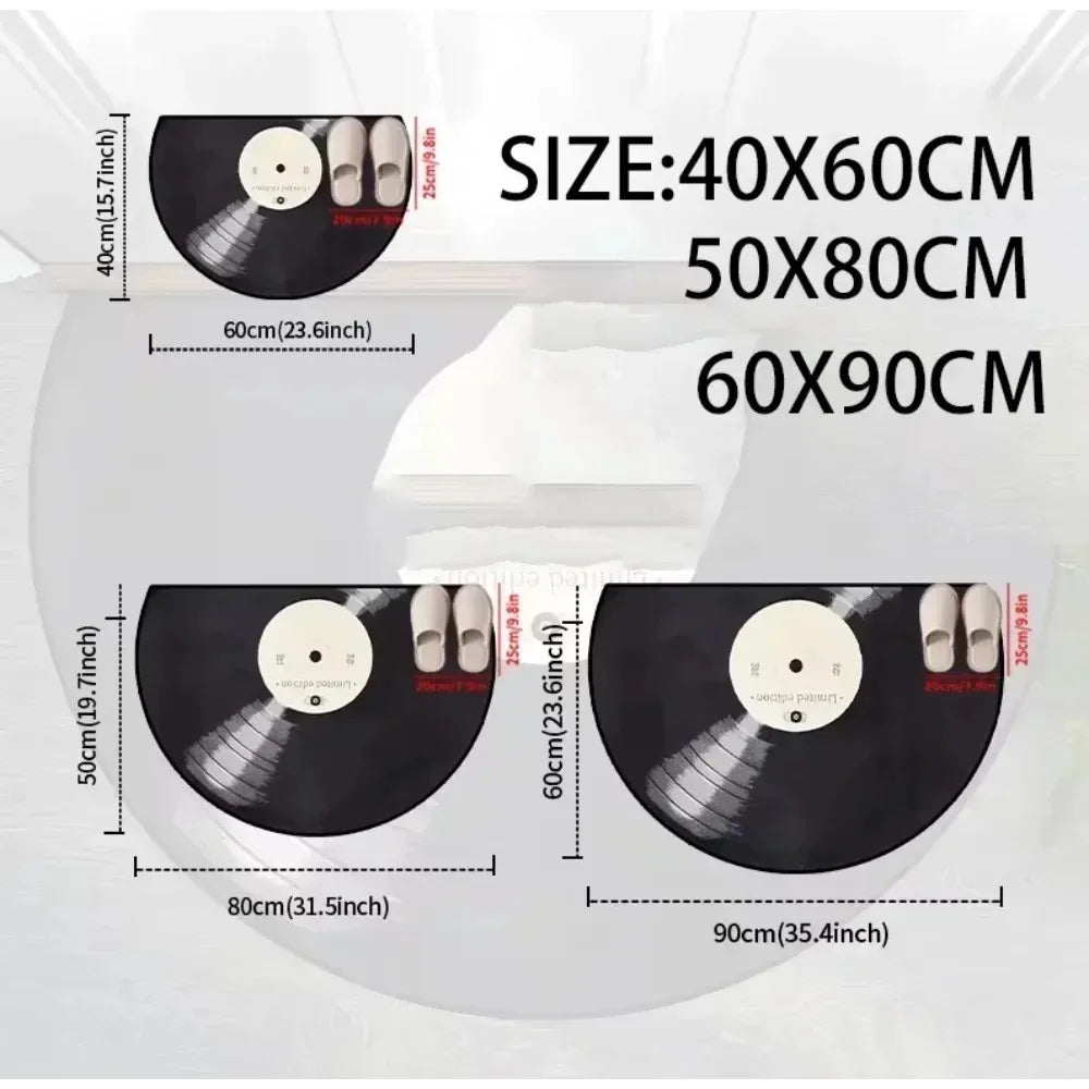 tapis moderne antidérapant citron jaune vert blanc 40x60cm 50x80cm 60x90cm salon chambre