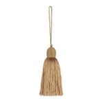 pompon décoratif moderne polyester 28cm blanc doré noir multicolore tissé opaques