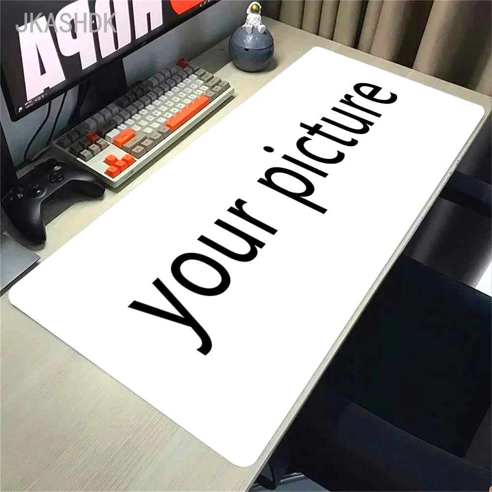 tapis souris blanc imprimé forêt moderne adhésif non glissant 50x100cm 3mm