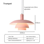 lampe suspendue moderne blanche minimaliste plafonnier salon chambre luminaires intérieur rond épuré