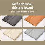 plinthe auto adhésive protection murale 6m noir beige gris classique résistante pvc