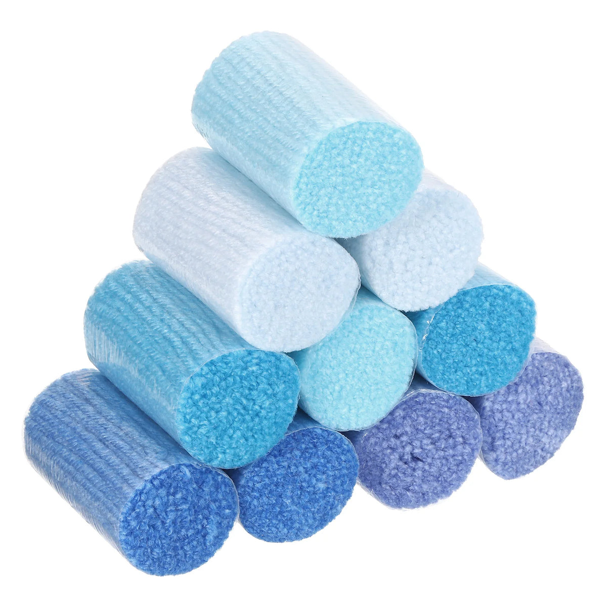 tampons toilette bleu clair bleu bleu marine tissés doux opaques utilitaires simples