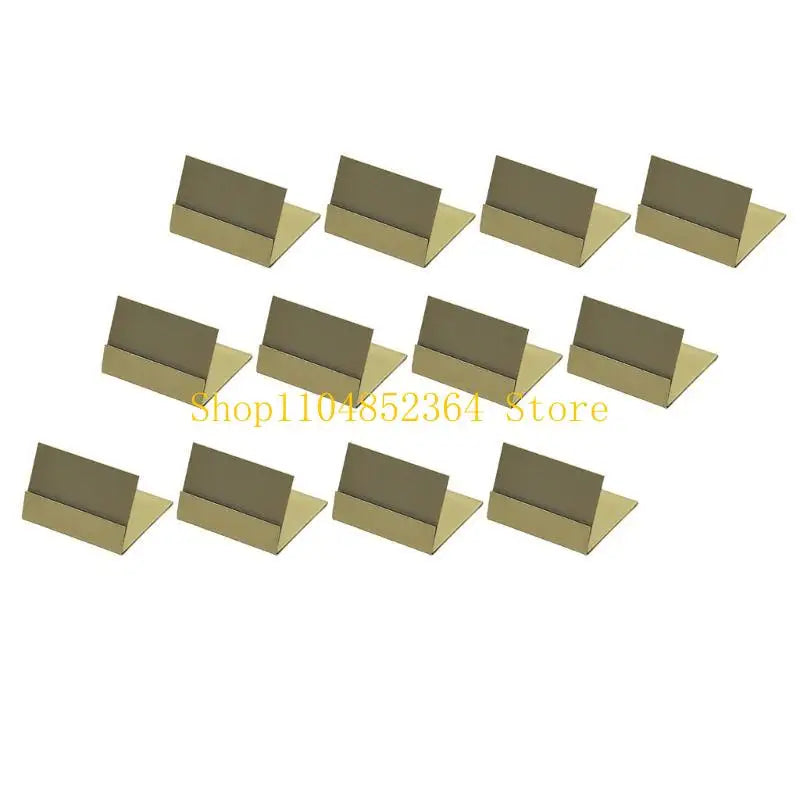 supports cartes or argenté moderne minimaliste porte numéros table clip étiquettes prix restaurant decoration