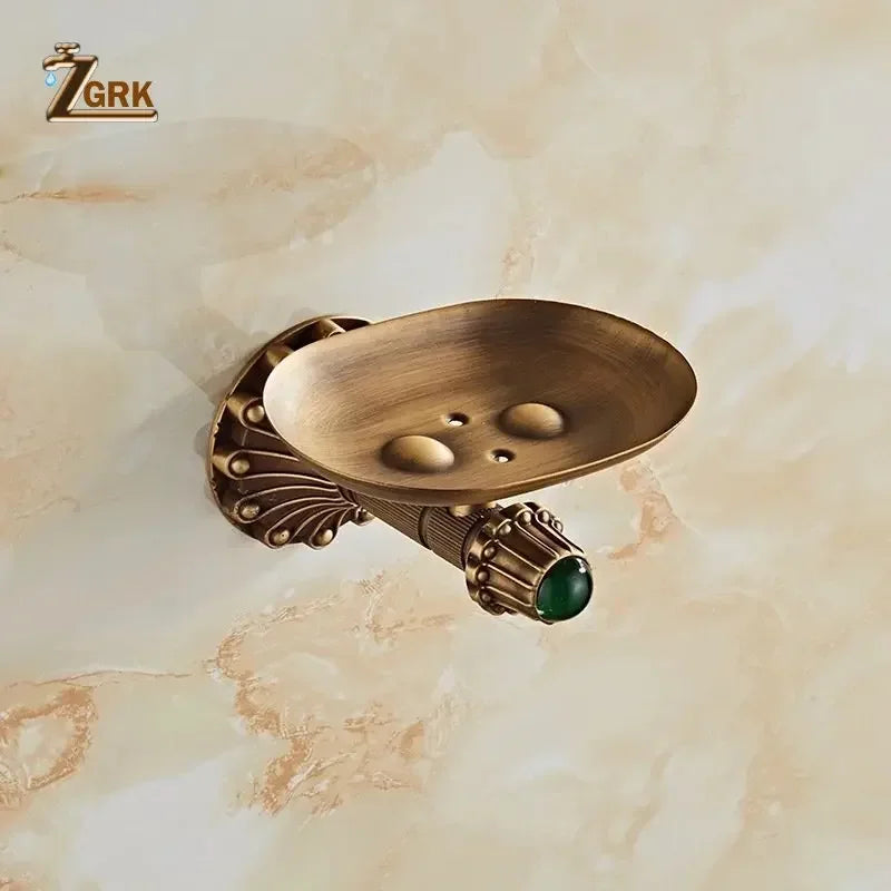 ensemble quincaillerie bain vintage bronze blanc porte savon brosse dents brosse toilette porte serviettes