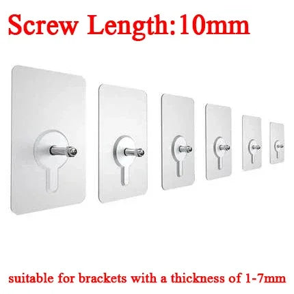 support mural transparent porte serviettes clés horloge tableaux vêtements adhésif pvc moderne pièces