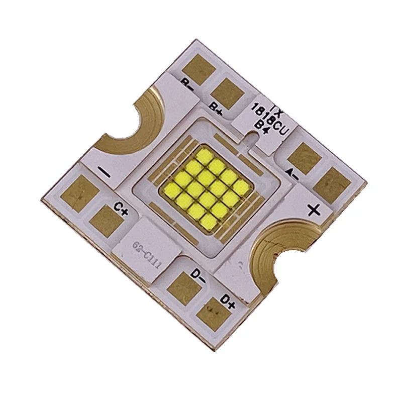 lampe led blanc jaune grille électronique accessoire scène mobile tête d'éclairage fixe