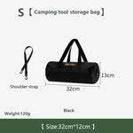 sac main khaki vert armée noir toile épaisse pratique robuste poignées amovibles campagne outils