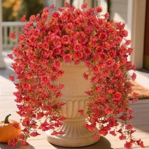 guirlande fleurs artificielles violettes roses jaunes oranges rouges feuilles vertes modernes decoration intérieure mariage