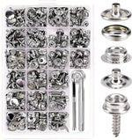 boutons pression argentés boutons trous sans nickel vis écrous postes modernes 10mm 13mm 14mm