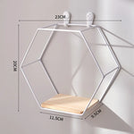 étagère murale hexagonale or moderne étagère murale noire métal étagère murale beige scandinave étagère
