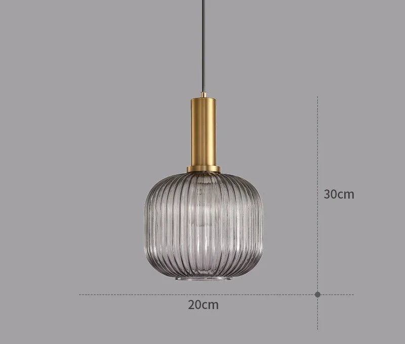 suspension lumineuse moderne vert rayures opacité câble noir chambre salon étude principal