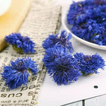 fleurs séchées bleues naturelles décoration maison mariage anniversaire baby shower intérieur artisanat