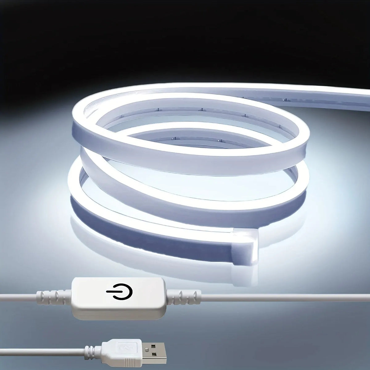 ruban led flexible blanc moderne adhésif interrupteur tactile 5v usb 39.3inch 59inch 78.7inch