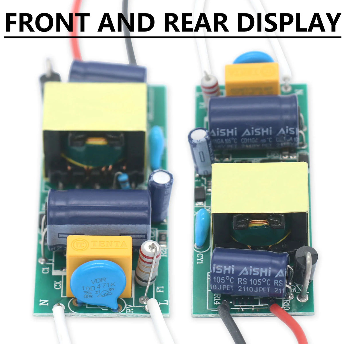circuit intégré électronique moderne 500mA 600mA led driver 12v 18v 3w dc36 65v vert