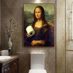 affiche murale Mona Lisa toile imprimée sans cadre classique moderne chambre salon