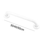 barre maintien acier inoxydable noir argenté moderne vis anneau plaque fixation 30cm 40cm 50cm