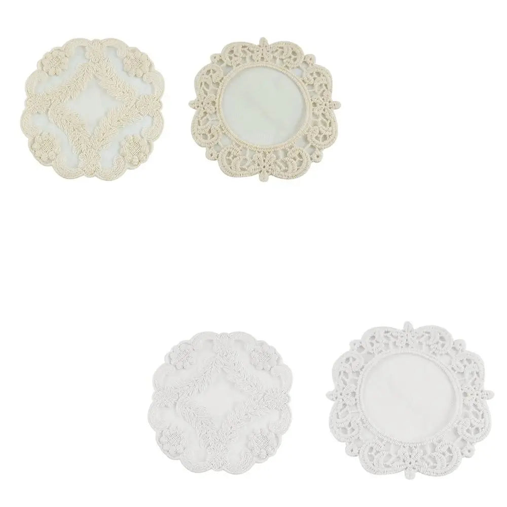 serviette table blanche brodée motifs floraux classique anti brûlure tissu opacité vintage