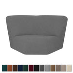 couvre siege angle marron rayures horizontales moderne elastique adhésif polyester jacquard machine linge automne