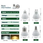 ampoules led 6w e27 e14 gu10 mr16 blanc moderne intérieur maison salon