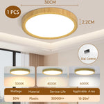 lampe moderne grain bois 20w 30w 40w blanc bois naturel