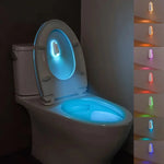 lampe toilette rechargeable détecteur mouvement adhésif blanc moderne veilleuse chambre salle bain