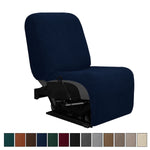 couvre siège marron rayures horizontales moderne fauteuil inclinable lavable machine automne hiver beige taupe