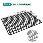 tapis silicone multifonctionnel moderne gris texture écailles respectueux environnement antidérapant protection évier cuisine