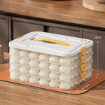 boîte gâteaux moderne transparente poignée amovible couches grande capacité blanc beige