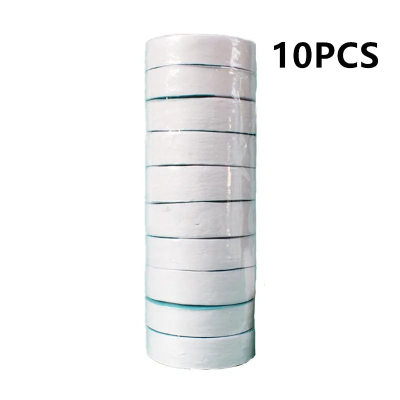 serviettes jetables coton séchage rapide compressees moderne blanches 30x60cm voyage toilette ensemble 10PCS