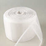 ruban rideau nylon blanc moderne 10m 20m maille fine opacité seule bande tissu