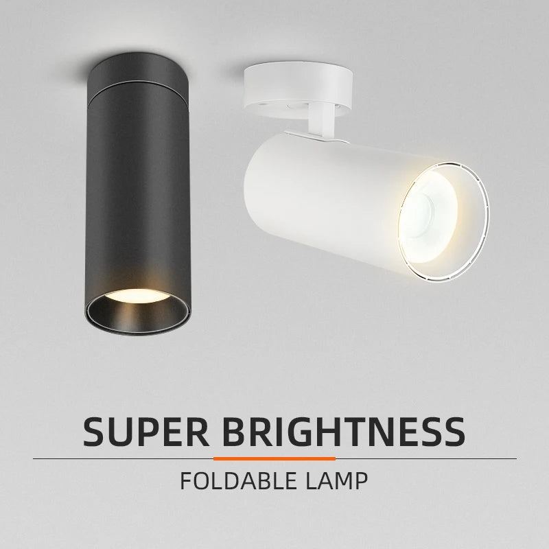 lampe led moderne 12w 20w 40w noir blanc neutre froid chaud
