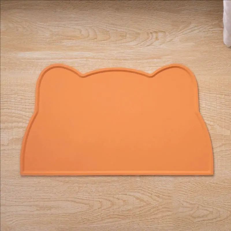 tapis alimentation animaux silicone antidérapant facile nettoyer résistant saleté protège fuite bord relevé moderne