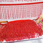 rubans décoratifs multicolores rose clair doré rouge blanc noir