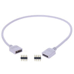 connecteur câble led rgb noir 24v 3528 3014 5050 5730 cee ans