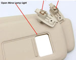 Pare-soleil avec miroir pour VW Tiguan 2008-2016 en couleur argentée