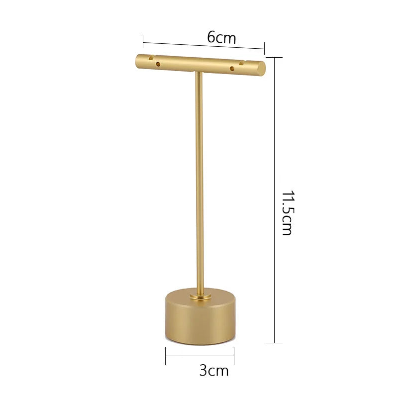 présentoir bijoux moderne or argent coeurs étoiles boucles oreilles élégant tringles fixations inclusées