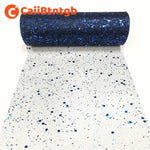 rubans pailletés couleur bleue rose noir texturés 25 yards 15cm largeur festive bricolage mariage