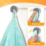 porte serviettes auto adhésifs moderne argenté gris crochets rangement serviettes chiffons cuisine organisateur minimaliste