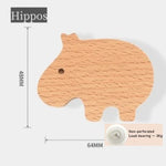 porte clés mural animal bois naturel minimaliste adhésif vis simple modernité chambre enfantDecorationMurale