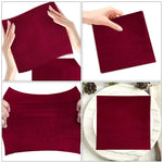 serviettes papier rouge bordeaux élégantes festives texturées brillantes opaques ensemble 20 pièces