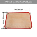 tapis cuisson silicone matelas beig noir texture tissée boucles haute température antiadhésif moderne
