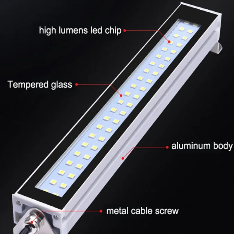 lampe led industrielle 24v 36v 220v blanc mat moderne certifiée vde ul rohs
