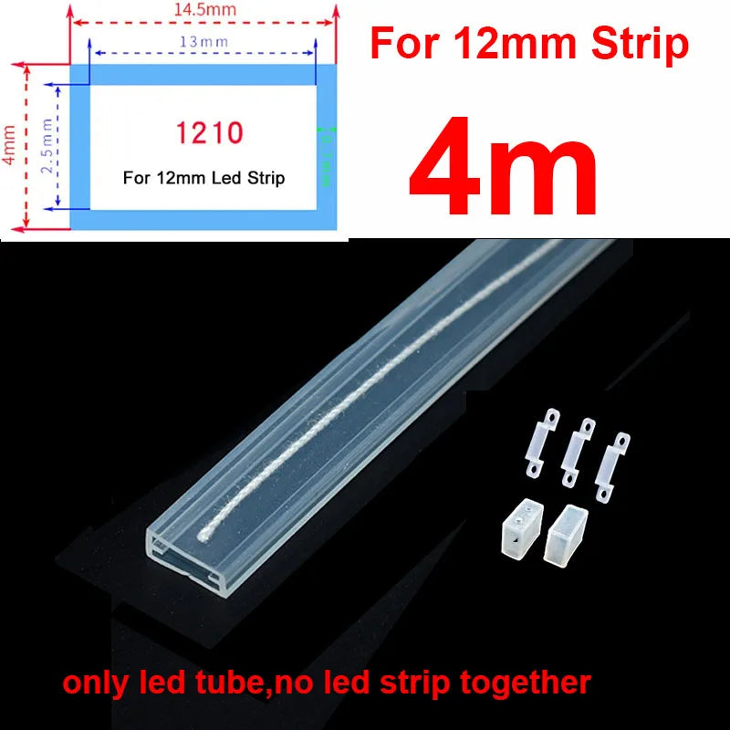 ruban led flexible transparent moderne adhésif 12mm 10m 5m 2m 1m