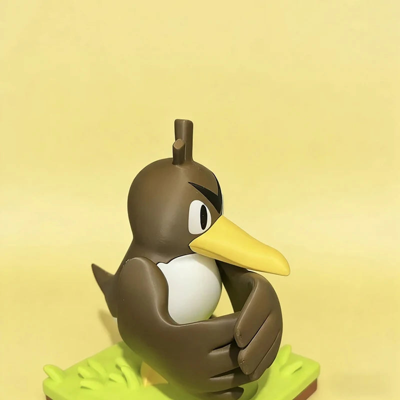 support brosse dents électrique pokémon farfetch'd cartoon enfantin marron beige jaune vert ornement salle