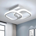 plafonniers led modernes blancs géométrique opaques murale éclairage quotidien cuisine chambre salon